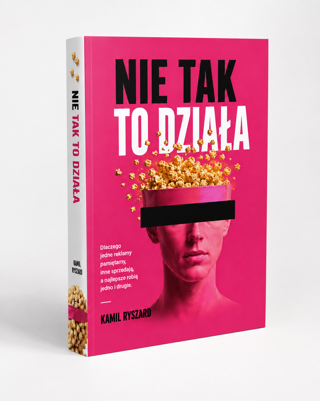 Książka „Nie tak to działa” stojąca przodem